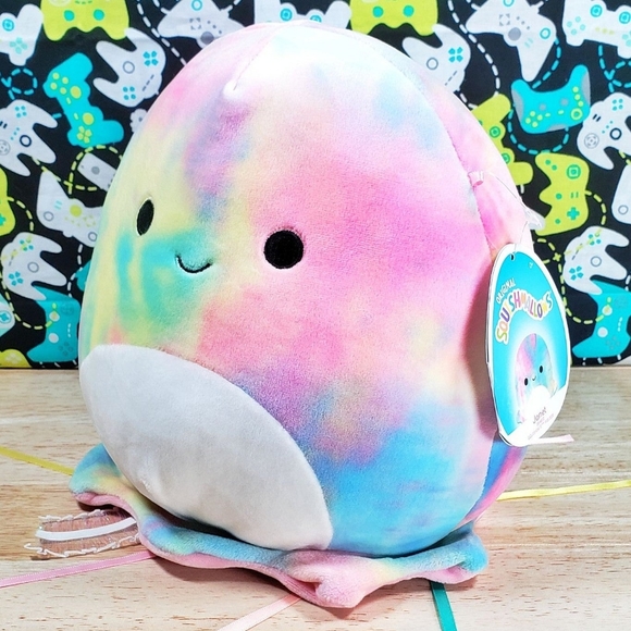 Squishmallow Janet the Jellyfish 8" UltraSoft Stuffed Sealife Plush Toy NWT - Picture 3 of 8